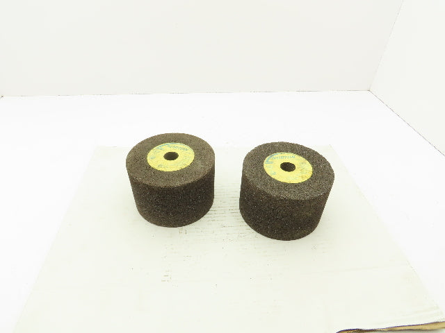 Norton 6x4x1" Coarse Grit Grinding Wheel 6050 RPM 57AC20-Q4B7  Lot of 2