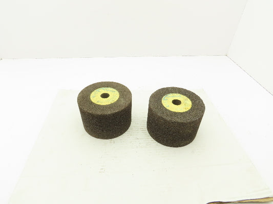 Norton 6x4x1" Coarse Grit Grinding Wheel 6050 RPM 57AC20-Q4B7  Lot of 2