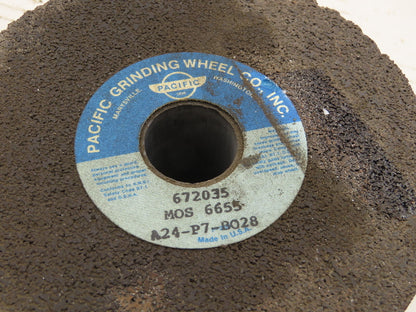 Pacific 5-1/2x3x1" Grinding Wheel A24-P7-BO28  Lot of 4