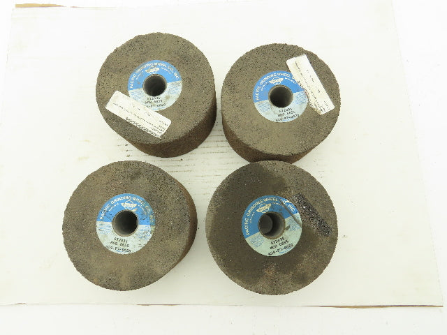 Pacific 5-1/2x3x1" Grinding Wheel A24-P7-BO28  Lot of 4