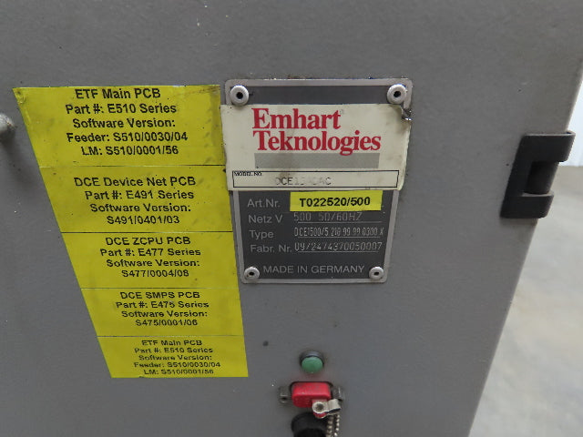 Emhart DCE15ADAC Tucker DCE1500 Stud Welding Inverter 480V Welder T022520/500
