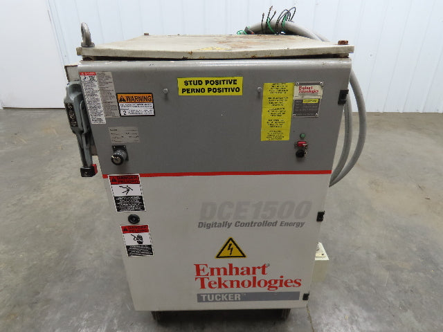 Emhart DCE15ADAC Tucker DCE1500 Stud Welding Inverter 480V Welder T022520/500