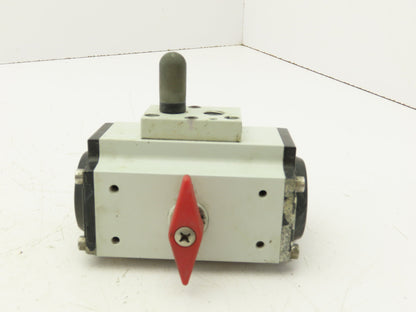 DynaQuip AP20SR3 Pneumatic Actuator Torque 80 PSI , 142/57"lbs 1/2" NPT