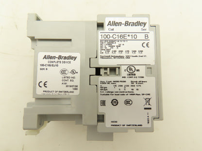 Allen Bradley 100-C16UEJ10 Contactor 24VDC Coil 16A 1 N.O.