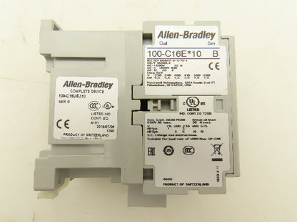 Allen Bradley 100-C16UEJ10 Contactor 24VDC Coil 16A 1 N.O.