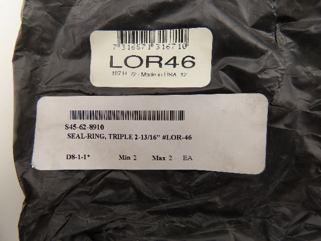 SKF LOR-46 Bearing Seal Labyrinth 2-13/16 in Bore Lot of 2