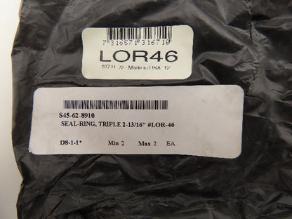 SKF LOR-46 Bearing Seal Labyrinth 2-13/16 in Bore Lot of 2