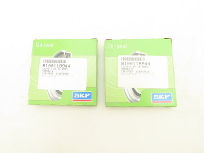 SKF 400904 V-Ring Oil Seal 3.465 to 3.661" Shaft Range Lot of 2