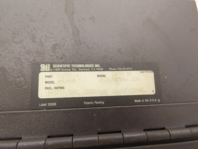 STI MS4348B Light Curtain Controller Input 117VAC 25A Output 220VAC