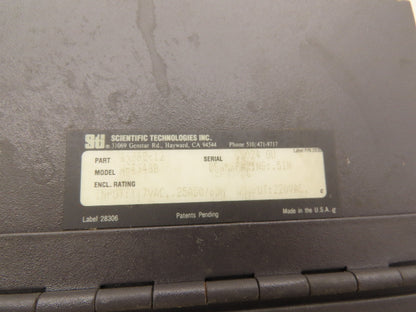 STI MS4348B Light Curtain Controller Input 117VAC 25A Output 220VAC