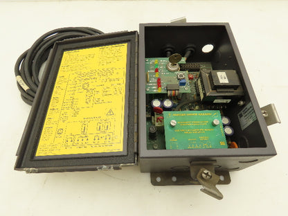 STI MS4348B Light Curtain Controller Input 117VAC 25A Output 220VAC