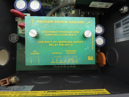 STI MS4348B Light Curtain Controller Input 117VAC 25A Output 220VAC