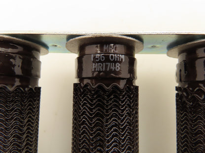 MRC MR1748 Wirewound Ceramic Tube Resistor 156 Ohms Chassis Rack Mount Set of 3