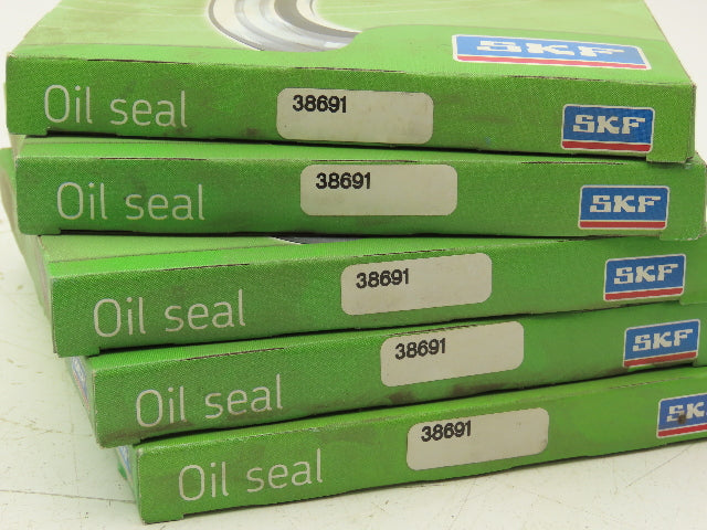 SKF 38691 Single Lip Oil Seal 3.875" 4.999 in OD Lot of 6