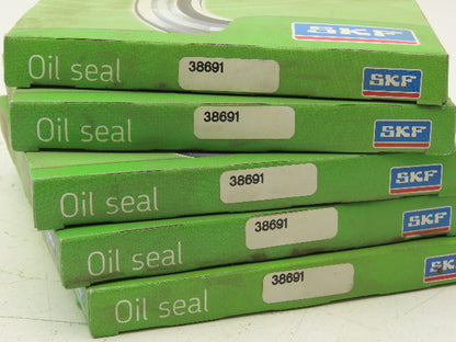 SKF 38691 Single Lip Oil Seal 3.875" 4.999 in OD Lot of 6