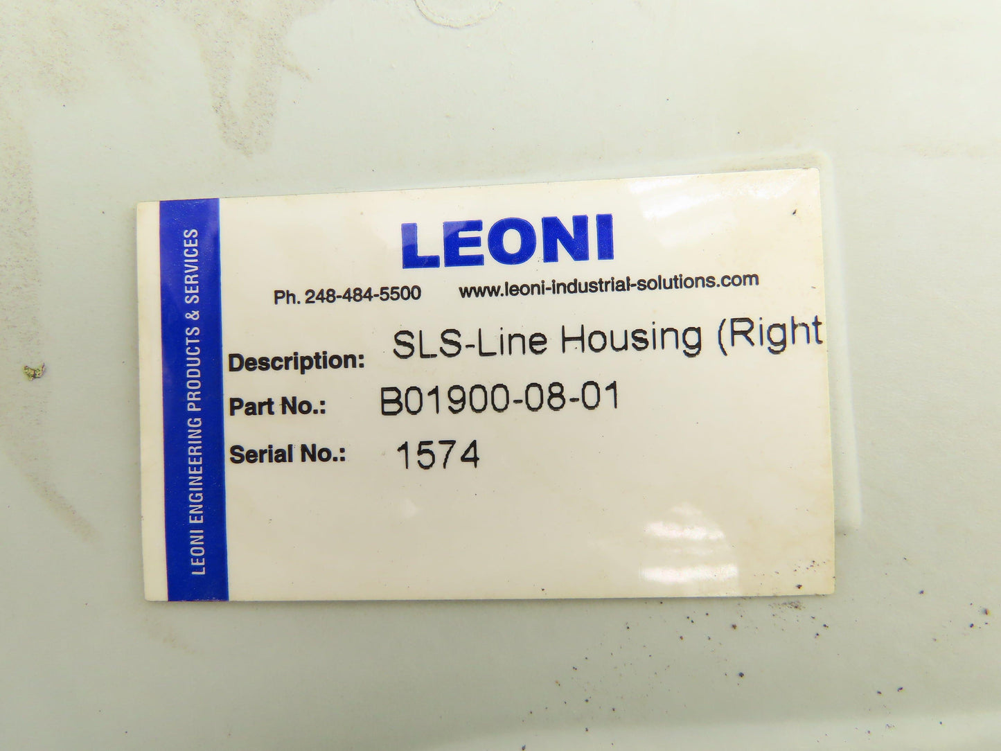 Leoni SLS-Line Dresspack Hose/Cable Housing Right for Fanuc Robot