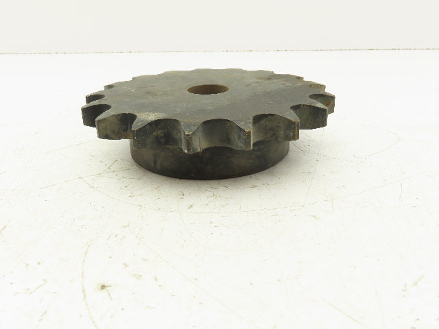 Martin 80B17 Sprocket # 80 Roller Chain 17 Tooth B Hub 1" Stock Bore