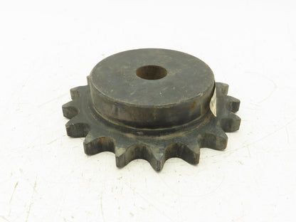 Martin 80B17 Sprocket # 80 Roller Chain 17 Tooth B Hub 1" Stock Bore