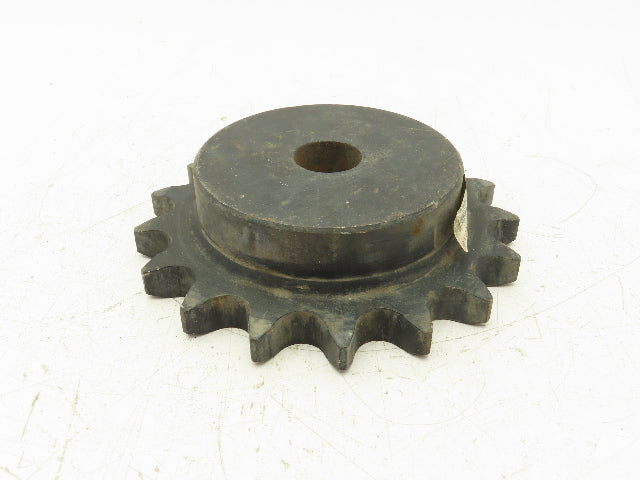 Martin 80B17 Sprocket # 80 Roller Chain 17 Tooth B Hub 1" Stock Bore