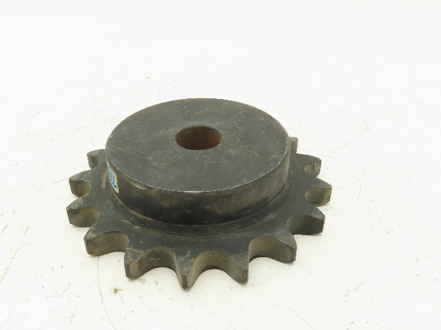 Martin 80B17 Sprocket # 80 Roller Chain 17 Tooth B Hub 1" Stock Bore