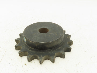 Martin 80B17 Sprocket # 80 Roller Chain 17 Tooth B Hub 1" Stock Bore