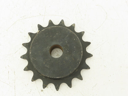 Martin 80B17 Sprocket # 80 Roller Chain 17 Tooth B Hub 1" Stock Bore