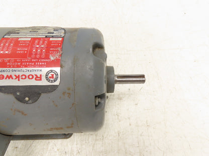 Marathon Rockwell 56T34F197B AC Motor 1.5Hp 3450 RPM 208-230V 3PH 56 Frame