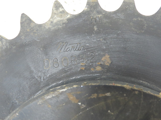 Martin D80B32 Sprocket Welded Double Roller # 80 32 Tooth 1-1/4" Stock Bore