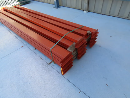 Teardrop Pallet Rack Racking Step Beam Crossmember 12' 144" x 6 1/2" 9920 LB