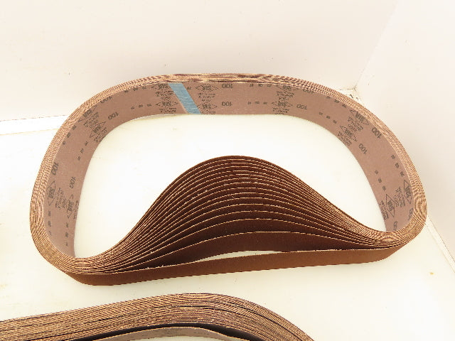 SIA 2905 Spiral X 100 Grit 48" X 2-1/2" Sanding Belts Lot of 50 belts