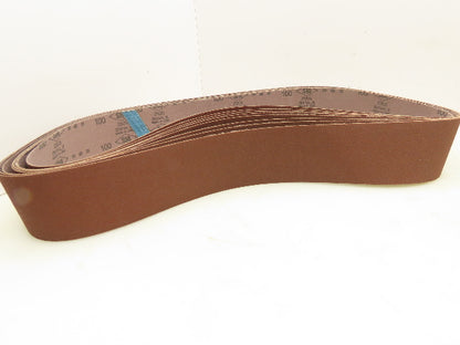 SIA 2905 Spiral X 100 Grit 48" X 2-1/2" Sanding Belts Lot of 50 belts