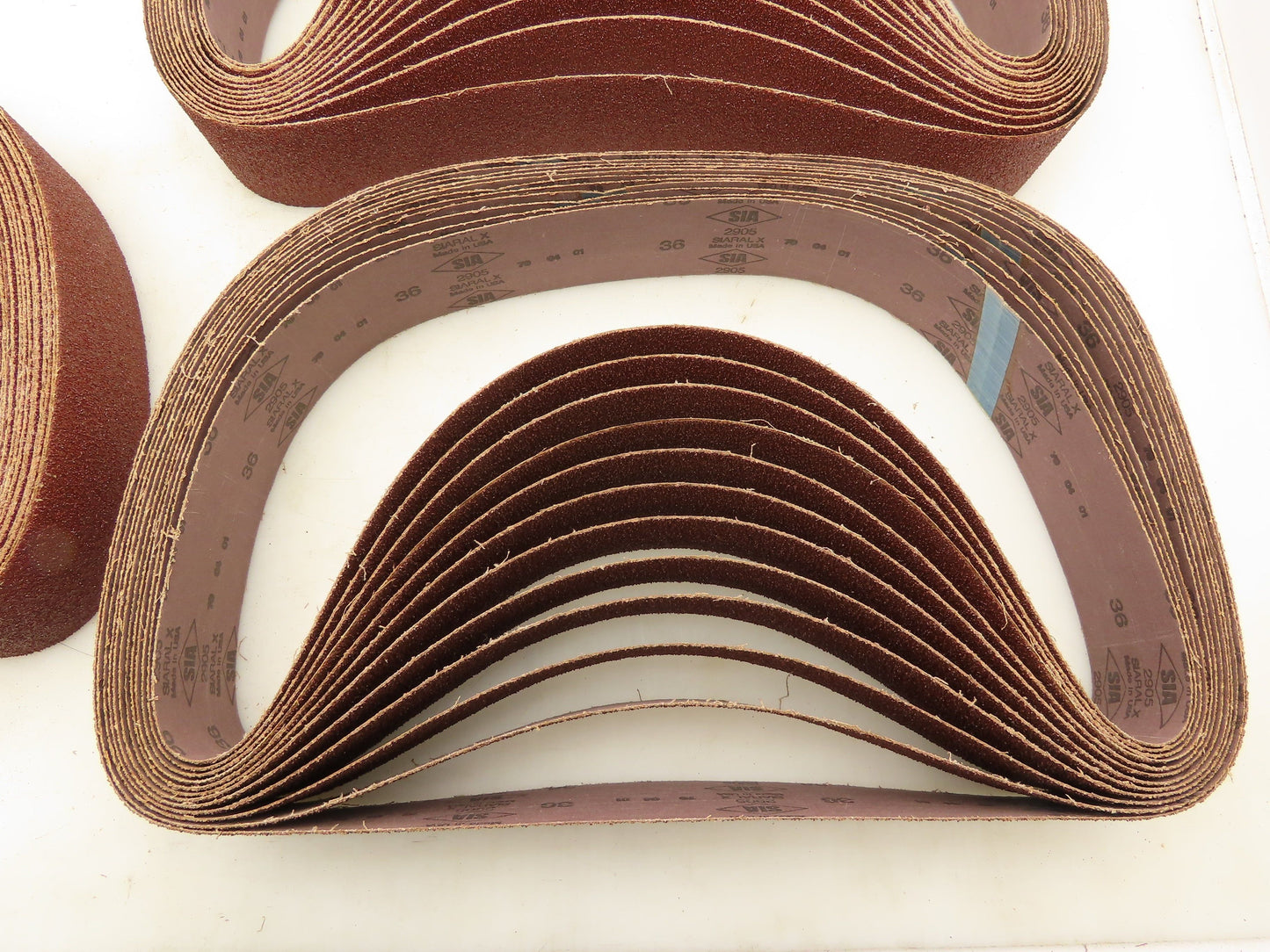SIA 2905 2905 Spiral X 36 Grit 48" X 2-1/2" Sanding Belts Lot of 40 belts