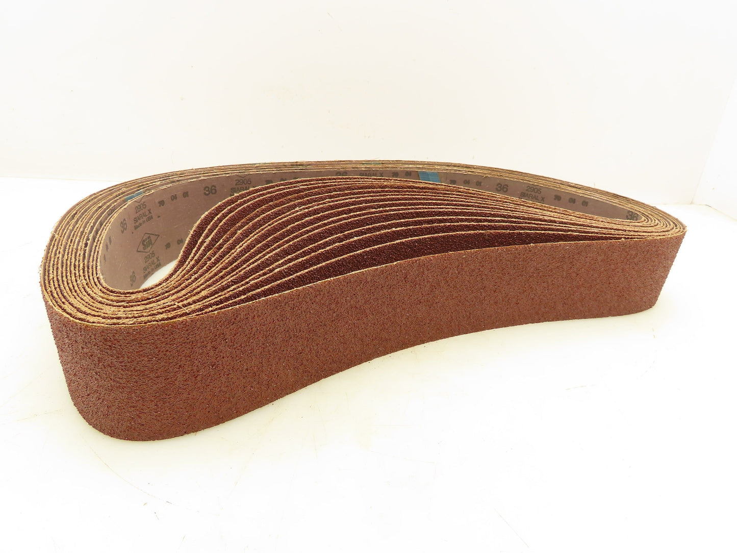 SIA 2905 2905 Spiral X 36 Grit 48" X 2-1/2" Sanding Belts Lot of 40 belts