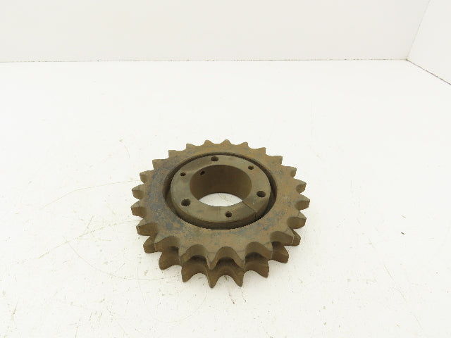 Martin D60SDS22H Double Roller Chain Sprocket # 60 Taper Lock Bushing 22 Teeth