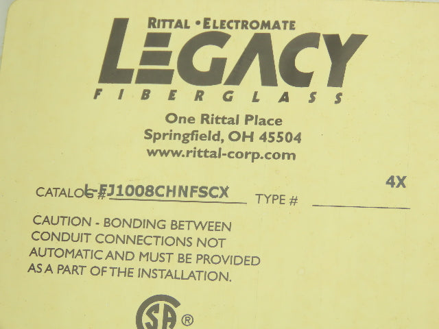 Rittal  L-FJ1008CHNFSCX Electrical Enclosure