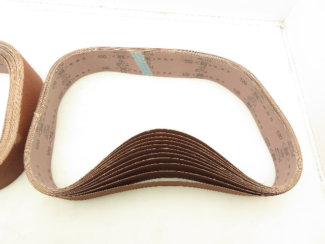 SIA 2905 Spiral X 120 Grit 48" X 2-1/2" Sanding Belts Lot of 40 belts