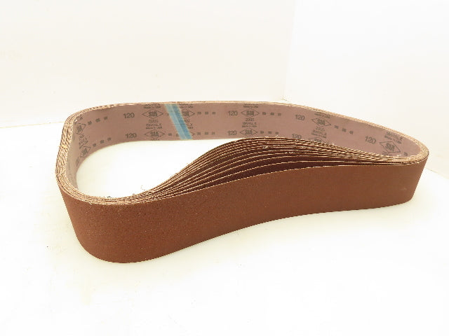 SIA 2905 Spiral X 120 Grit 48" X 2-1/2" Sanding Belts Lot of 40 belts
