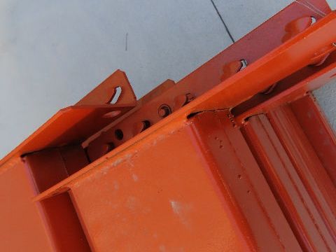 Teardrop Pallet Rack Racking Step Beam Crossmember 14' 168" x 6 1/2" 5840 LB