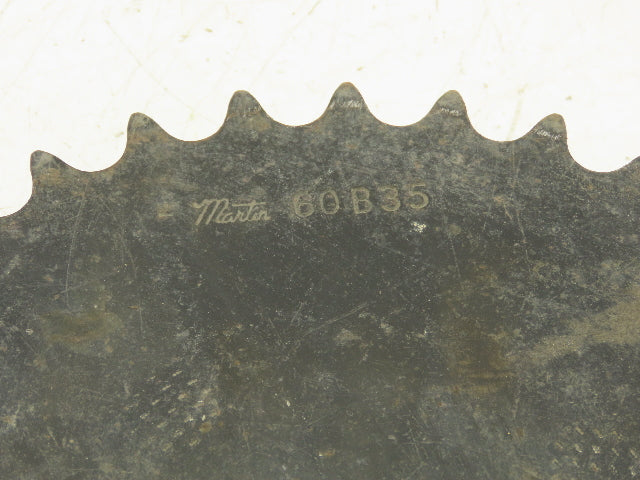 Martin 60B35 Sprocket Welded # 60 Roller Chain 35 Teeth 1" Stock Bore