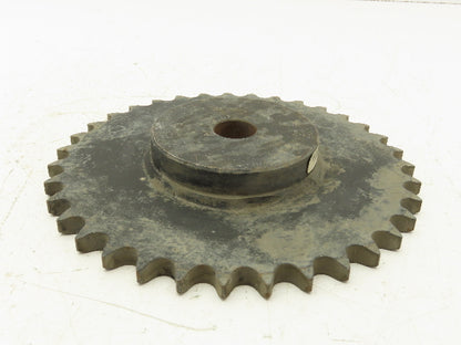 Martin 60B35 Sprocket Welded # 60 Roller Chain 35 Teeth 1" Stock Bore