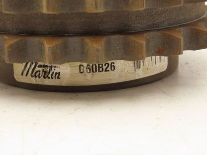 Martin D60B26 Sprocket # 60 Double Roller 26 Teeth 1" Stock Bore
