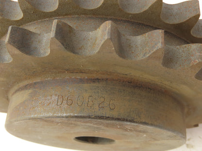 Martin D60B26 Sprocket # 60 Double Roller 26 Teeth 1" Stock Bore