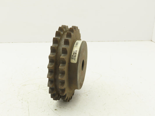 Martin D60B26 Sprocket # 60 Double Roller 26 Teeth 1" Stock Bore