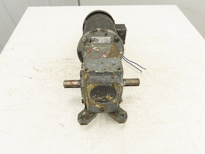 Dayton 4Z010C Gearmotor 30:1 Reducer 1/2Hp 230/460V 3PH 58 RPM Dual Shaft 56C
