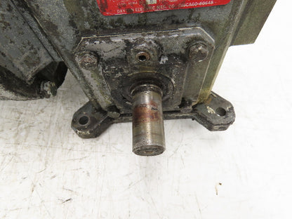 Dayton 4Z010C Gearmotor 30:1 Reducer 1/2Hp 230/460V 3PH 58 RPM Dual Shaft 56C