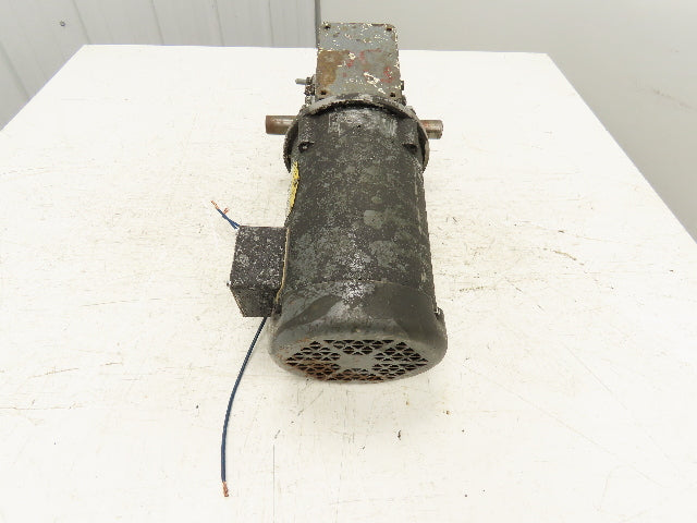 Dayton 4Z010C Gearmotor 30:1 Reducer 1/2Hp 230/460V 3PH 58 RPM Dual Shaft 56C