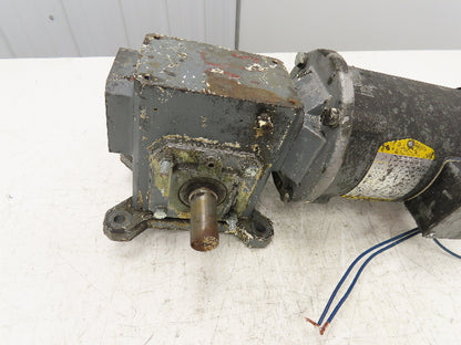 Dayton 4Z010C Gearmotor 30:1 Reducer 1/2Hp 230/460V 3PH 58 RPM Dual Shaft 56C