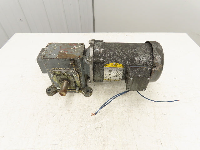 Dayton 4Z010C Gearmotor 30:1 Reducer 1/2Hp 230/460V 3PH 58 RPM Dual Shaft 56C