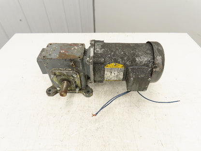 Dayton 4Z010C Gearmotor 30:1 Reducer 1/2Hp 230/460V 3PH 58 RPM Dual Shaft 56C