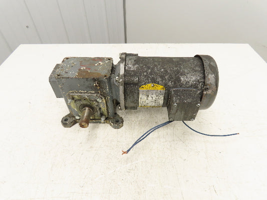 Dayton 4Z010C Gearmotor 30:1 Reducer 1/2Hp 230/460V 3PH 58 RPM Dual Shaft 56C